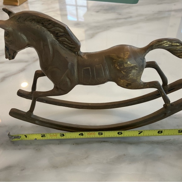 Rocking Horse Brass Tone Vintage - Picture 4 of 6